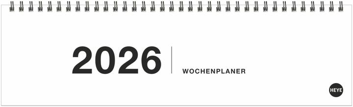 Produktbild Black&White Wochenquerplaner 2026