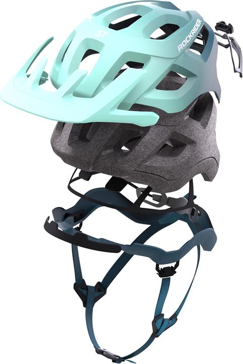 Produktbild Rockrider Velohelm MTB - Expl 500 mit Visier (55 - 59 cm)