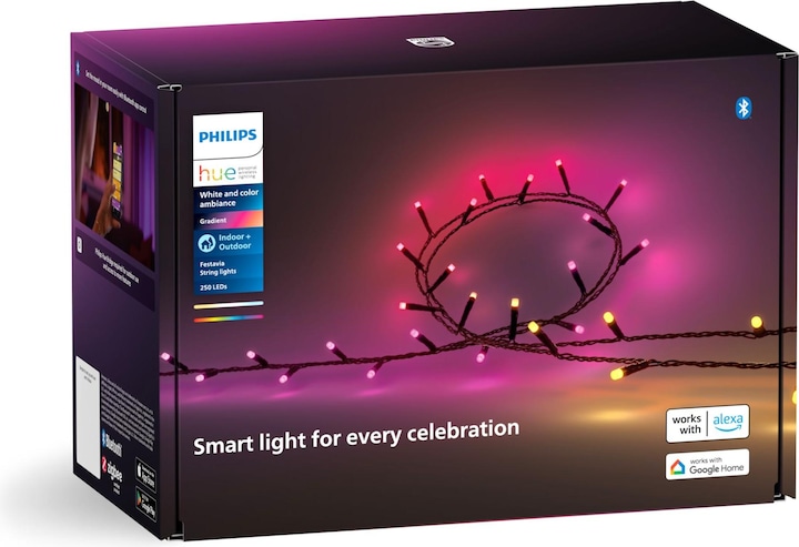 Actual product image Philips Hue Festavia (Swiss plug) (20 m)