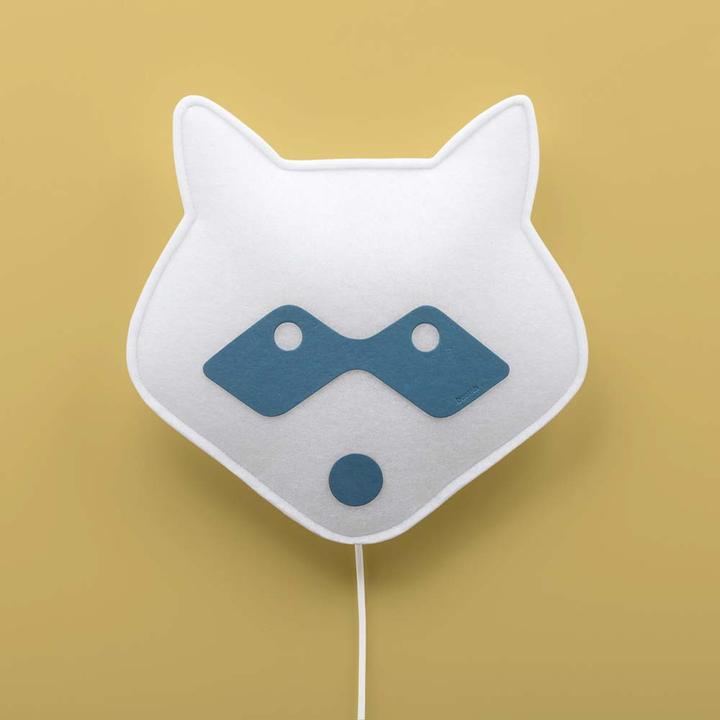 Actual product image Buokids Soft wall lamp raccoon blue