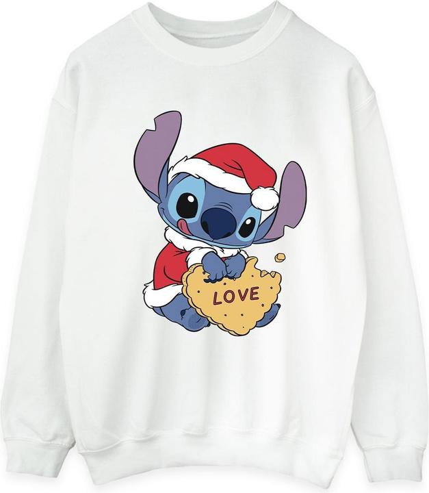 Produktbild Disney Lilo And Stitch Christmas Love Biscuit Sweatshirt (XXL)