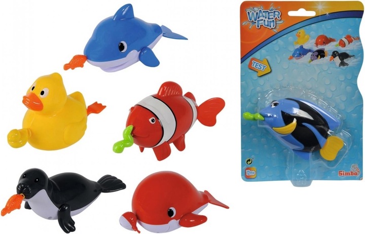 Actual product image Simba WF Wind-up floating animals, 6-sort.