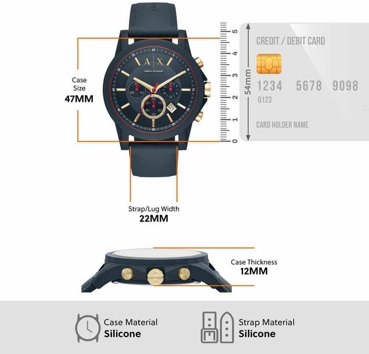 Produktbild Armani Exchange Outerbanks (Chronograph, 47 mm)