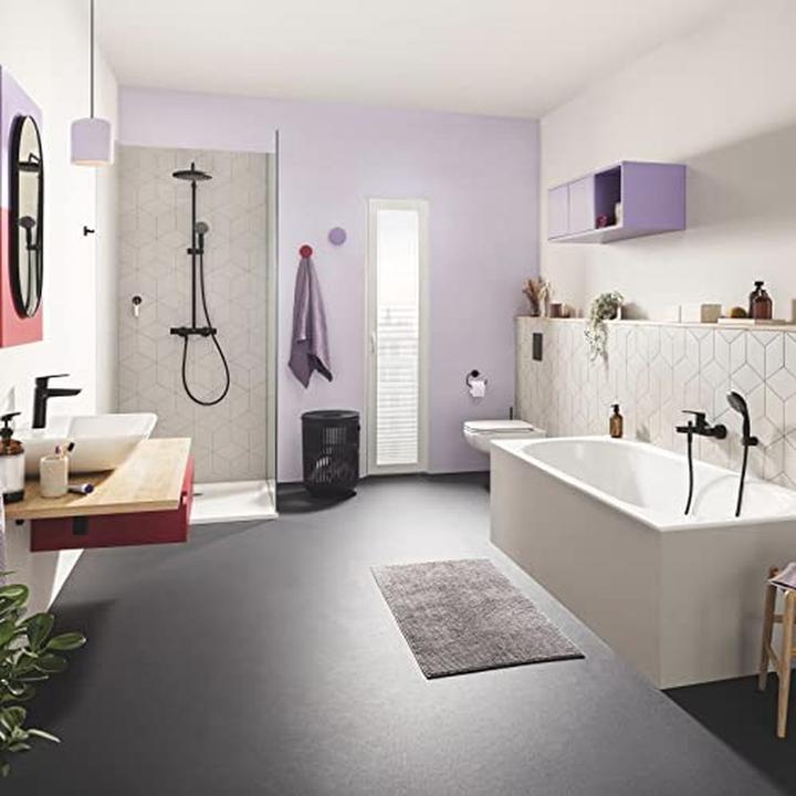 Actual product image Grohe - Mat Zwarte wastafelmengkraan - Start S-size - Met waste