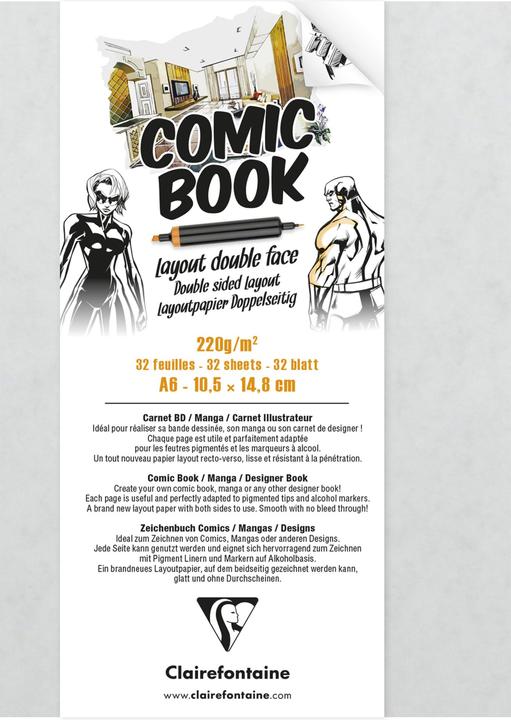 Actual product image Clairefontaine Dry techniques (A6)