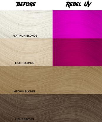 Immagine prodotto Crazy Color Crema colorante semipermanente per capelli Rebel UV 100ml (78)