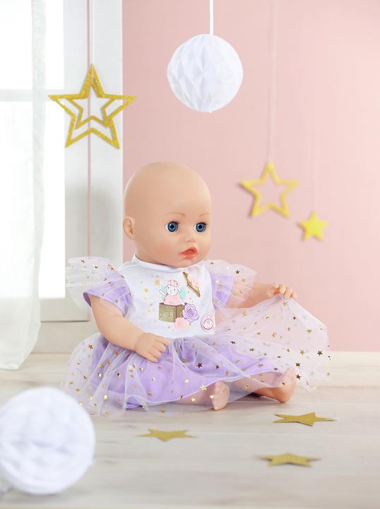 Actual product image Baby Annabell Tutu dress purple 43cm