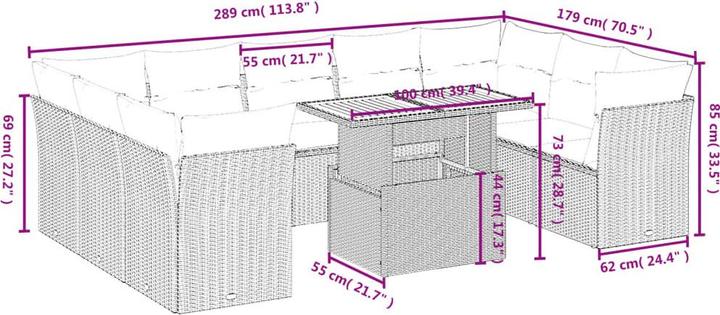 Produktbild vidaXL Milena
