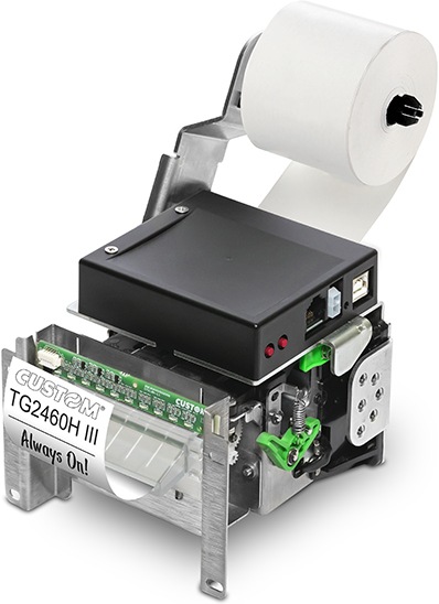 Custom TG2460HIII 203 x 203 DPI Wired Direct Heat POS Printer (USB, RS-232)