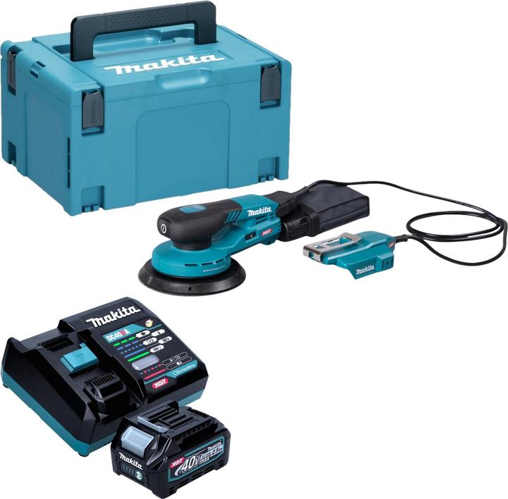 Makita BO 004 CGD101 Levigatrice rotorbitale a batteria 40 V max. 150 mm corsa 3,0 mm Brushless + 1x (Levigatrici rotorbitali)