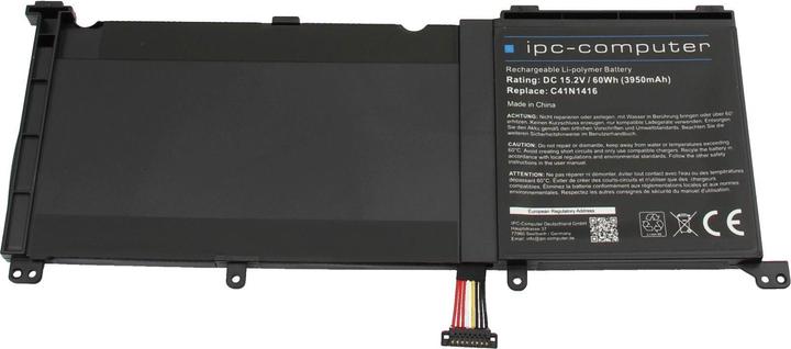 Actual product image IPC C41N1416-02 (4 cubicles, 3950 mAh)