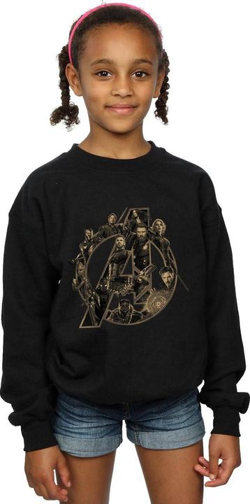 Produktbild Avengers Infinity War Logo Sweatshirt Mädchen (116)
