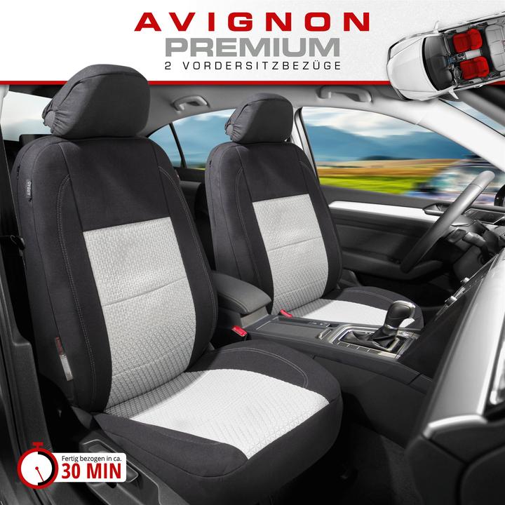 Actual product image Walser Premium car seat covers Avignon with zip, ZIPP-IT car seat covers