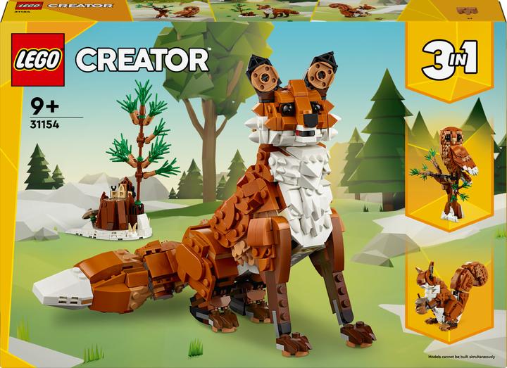 Image du produit LEGO 31154 Animaux de la forêt : renard roux (31154, LEGO Creator Expert)