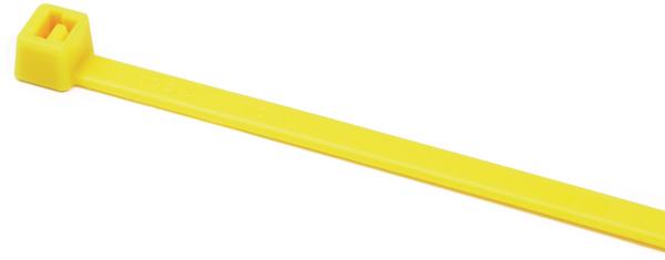 Image du produit HellermannTyton Collier de serrage T50R jaune (Serre-câbles en plastique, 200 mm, 100 pcs)