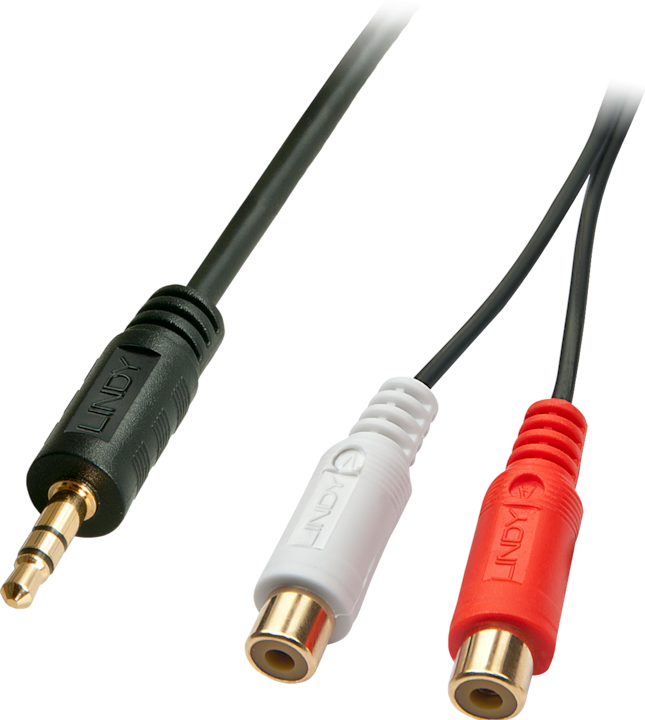 Cinch Buchse - Klinke (0.25 m, 3.5mm Klinke (AUX), Cinch)