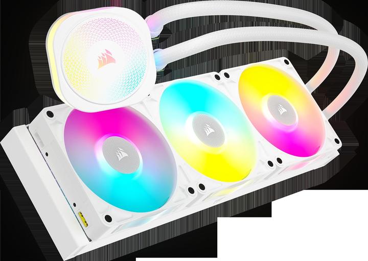 Image du produit Corsair iCUE LINK TITAN 360 RX RGB White AIO, 360mm Radiator, Liquid CPU Cooler
