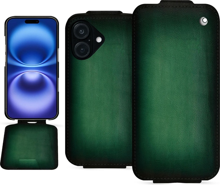 Noreve Lederschutzhülle vertikal (Apple iPhone 16)