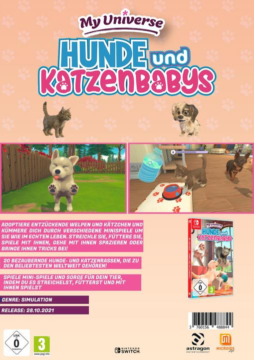 Actual product image Microids My Universe dogs and kittens (Switch, DE)