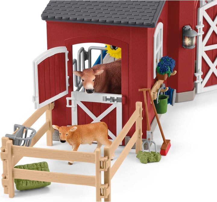 Actual product image Schleich Barn with animals and accessories