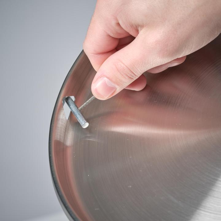 Image du produit Solognac Plaque de cuisson Plancha tripode acier inoxydable