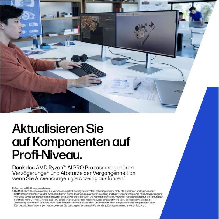 Actual product image HP ZBook 8 G1ak 14 inch Mobile Workstation PC (14", 1000 GB, 32 GB, DE, AMD Ryzen AI 7 PRO 350)