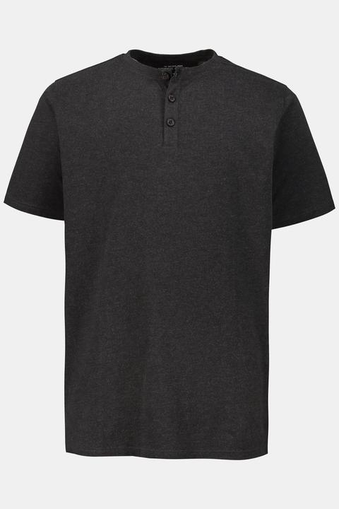 Produktbild JP1880 Henley, Basic, Knopfleiste, Halbarm, bis 7 XL (L)