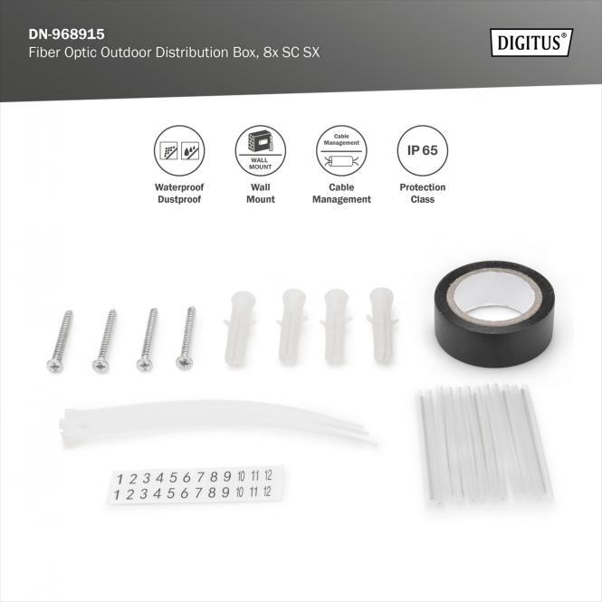 Actual product image Digitus FO distribution box SC Simpl.