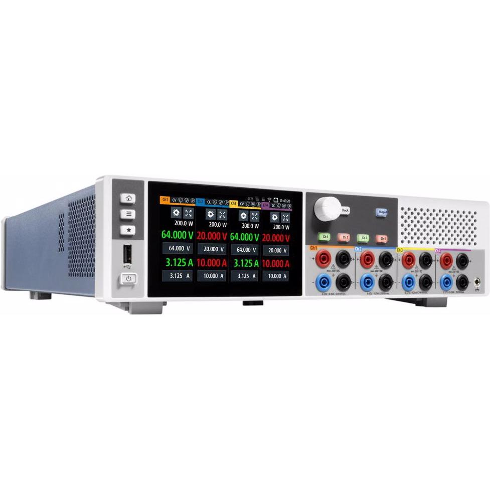 Rohde & Schwarz Four-channel power supply, 800 W, 64 V/1, Alimentazione laboratorio