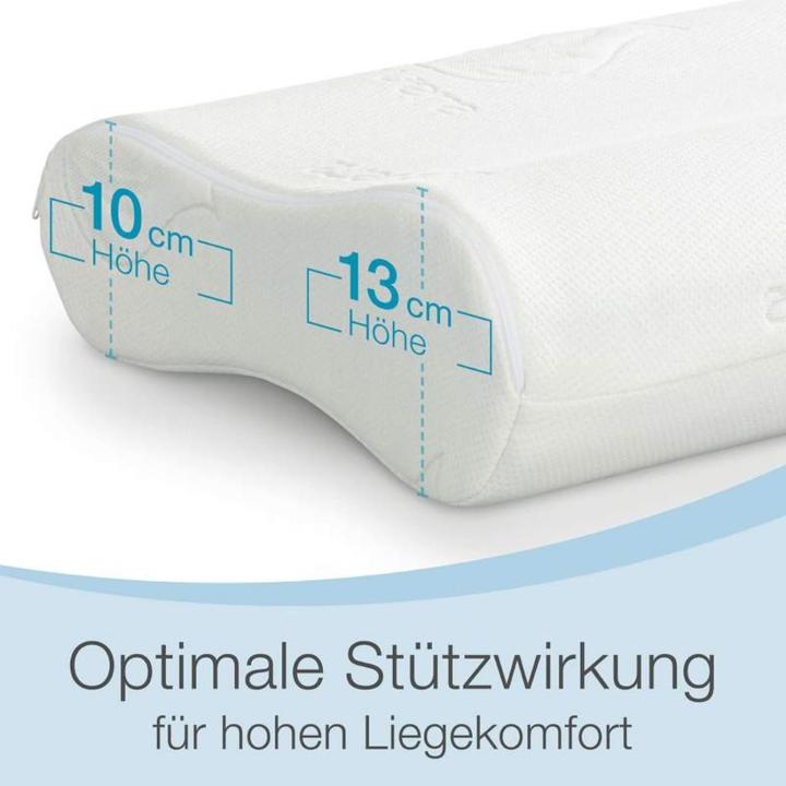 Produktbild Bestschlaf Gelschaum Nackenstützkissen, höhenverstellbar (35 x 60 cm)
