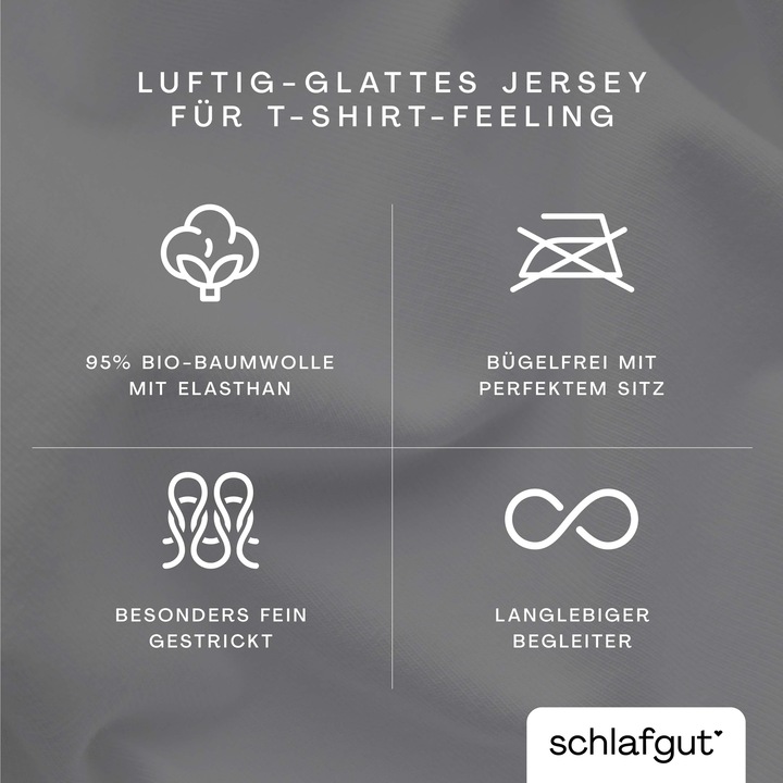 Image du produit schlafgut Knitted Jersey (Housse de couette, 155 x 220 cm)