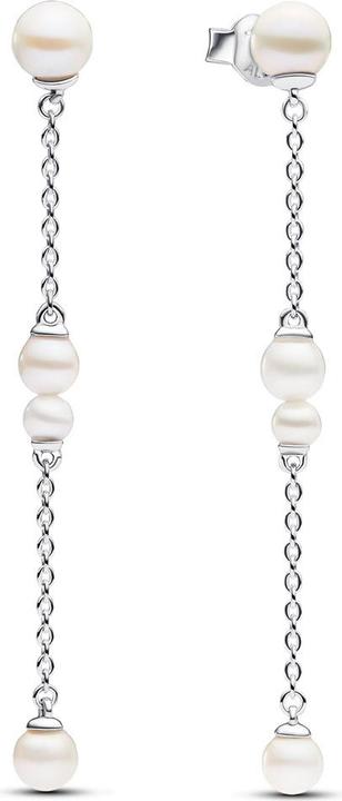 Immagine prodotto Pandora Orecchini a perno con perle d'acqua dolce trattate e coltivate, a goccia (Argento 925)