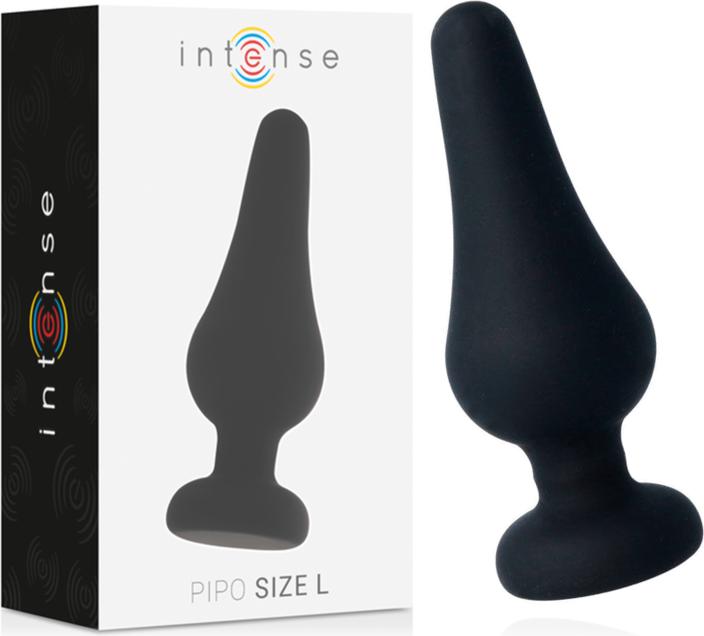 Produktbild Intense Anal Plug Pipo L Silicone Black 13 cm