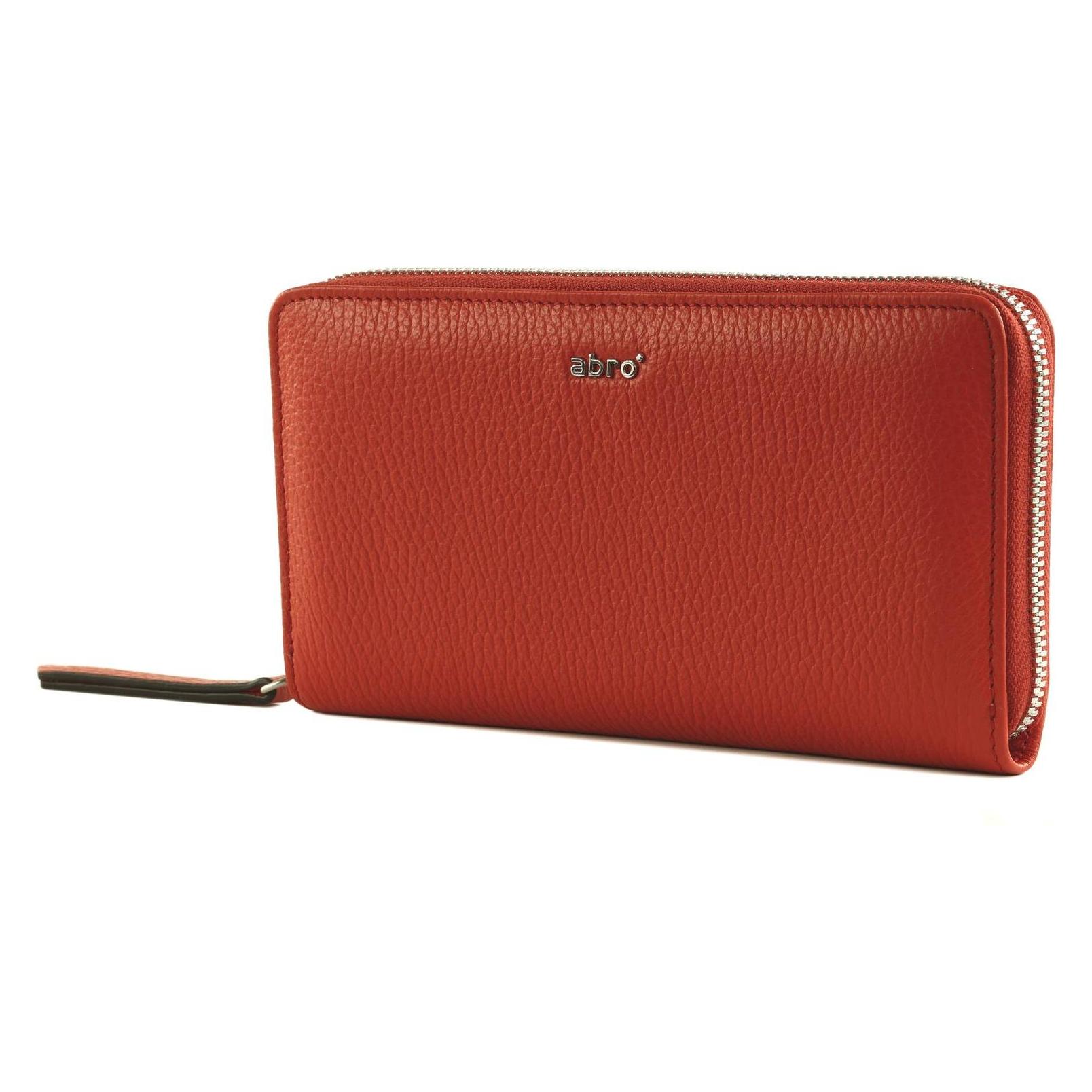 Abro, Damen, Portemonnaie, Leather Adria Zip Wallet, Rot