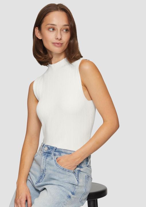 Produktbild S.Oliver Strickpullunder Geripptes Stricktop aus Viskosestretch (46)