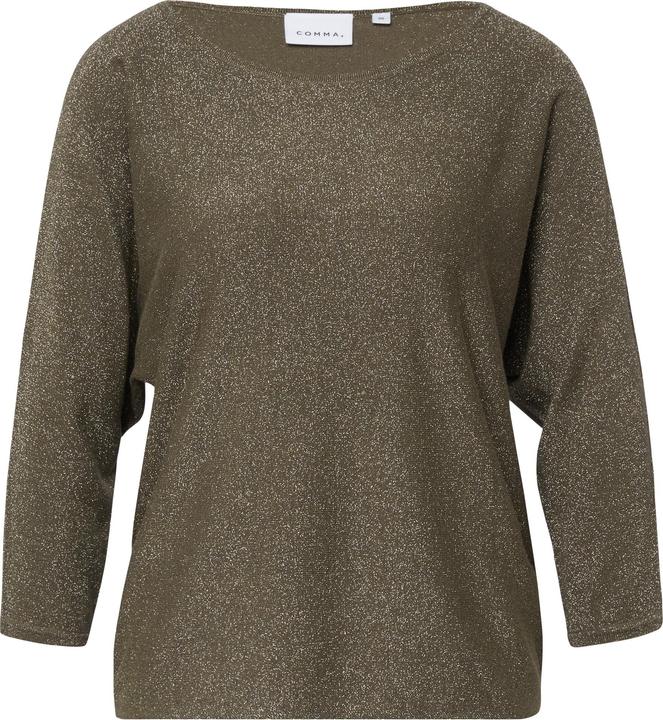 Produktbild Comma Strickpullover Glitzergarn Feinstrick Pullover mit 3/4 Arm (42)