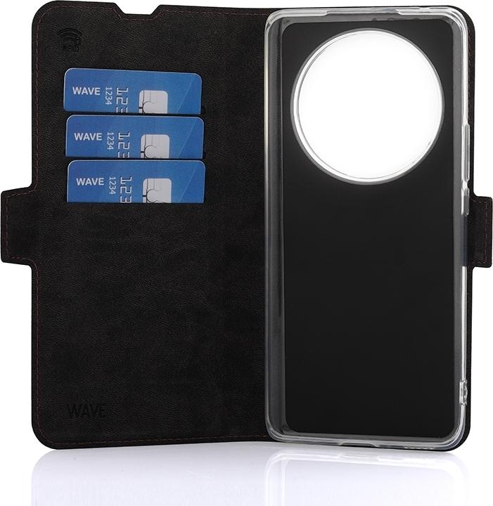 Actual product image Wave BookCase -suojakuori, Honor Magic6 Lite, Smoky Sangria (Honor Magic6 Lite)