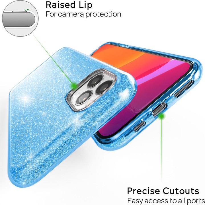 Produktbild Nalia Glitzer Hülle (Apple iPhone 11 Pro)