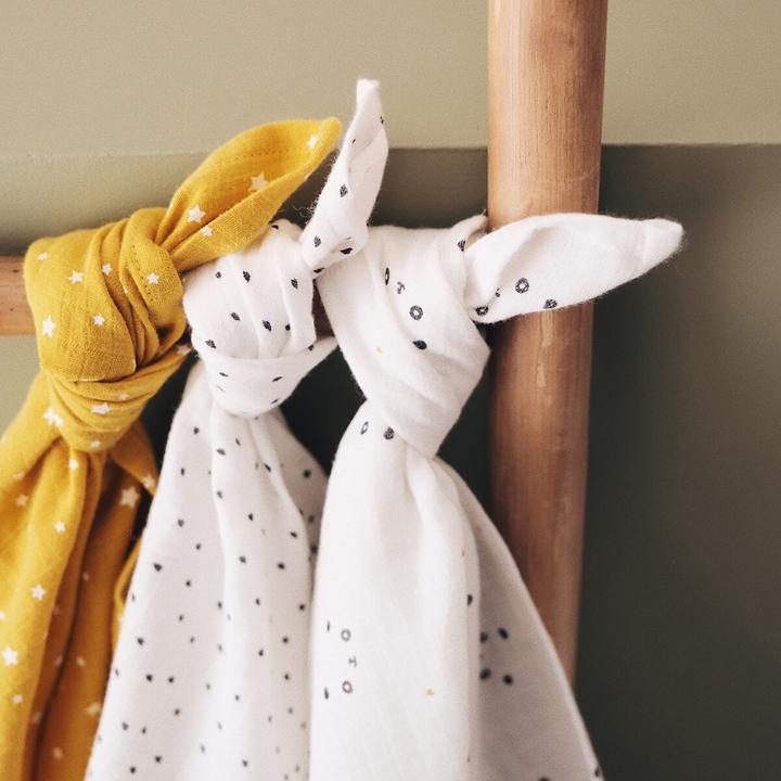 Image du produit La Redoute Collections Lot de 4 lingettes/gaines en coton (290 cm, 300 cm)