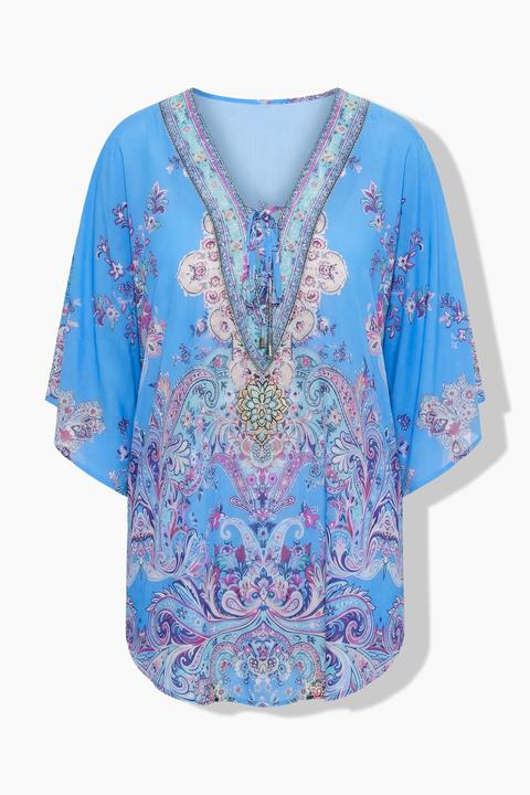 Actual product image Miamoda Loose fit all-over pattern blouse kaftan (42, 44)