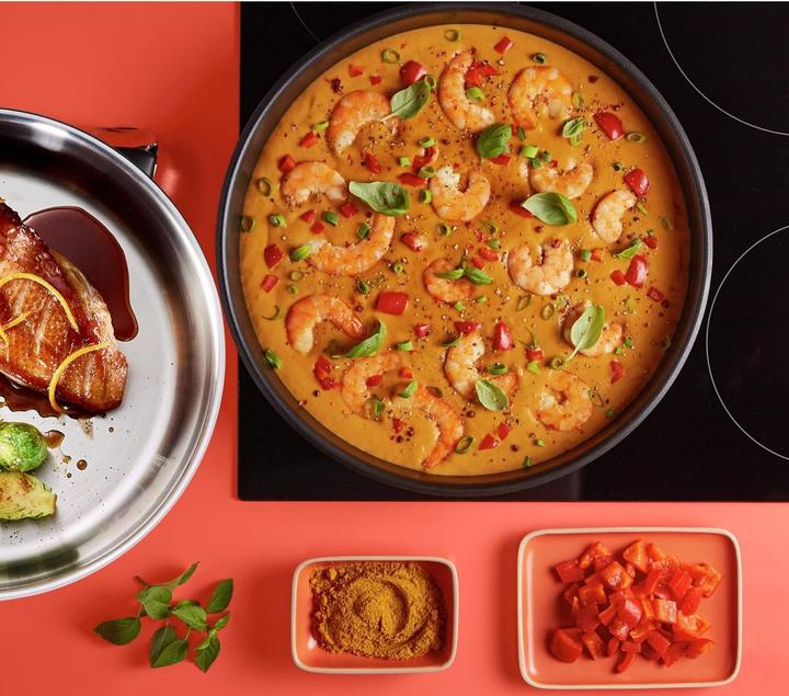 Actual product image Tefal Ingenio 3-piece set, pans & handle - L9759002 (Pan set + pot set, Stainless steel)