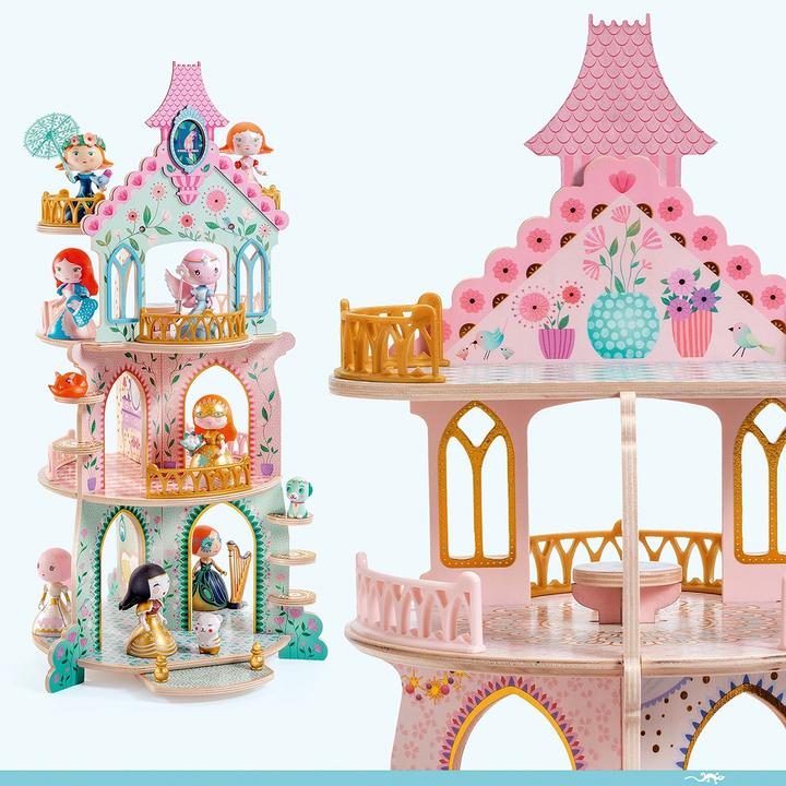 Actual product image Djeco Ar Toys Princesses Ze Princess Tower