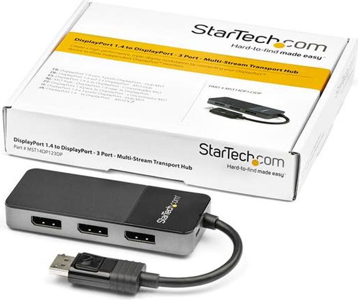 Image du produit StarTech Plate-forme portuaire DisplayPort 3 (USB-A, 3 ports)