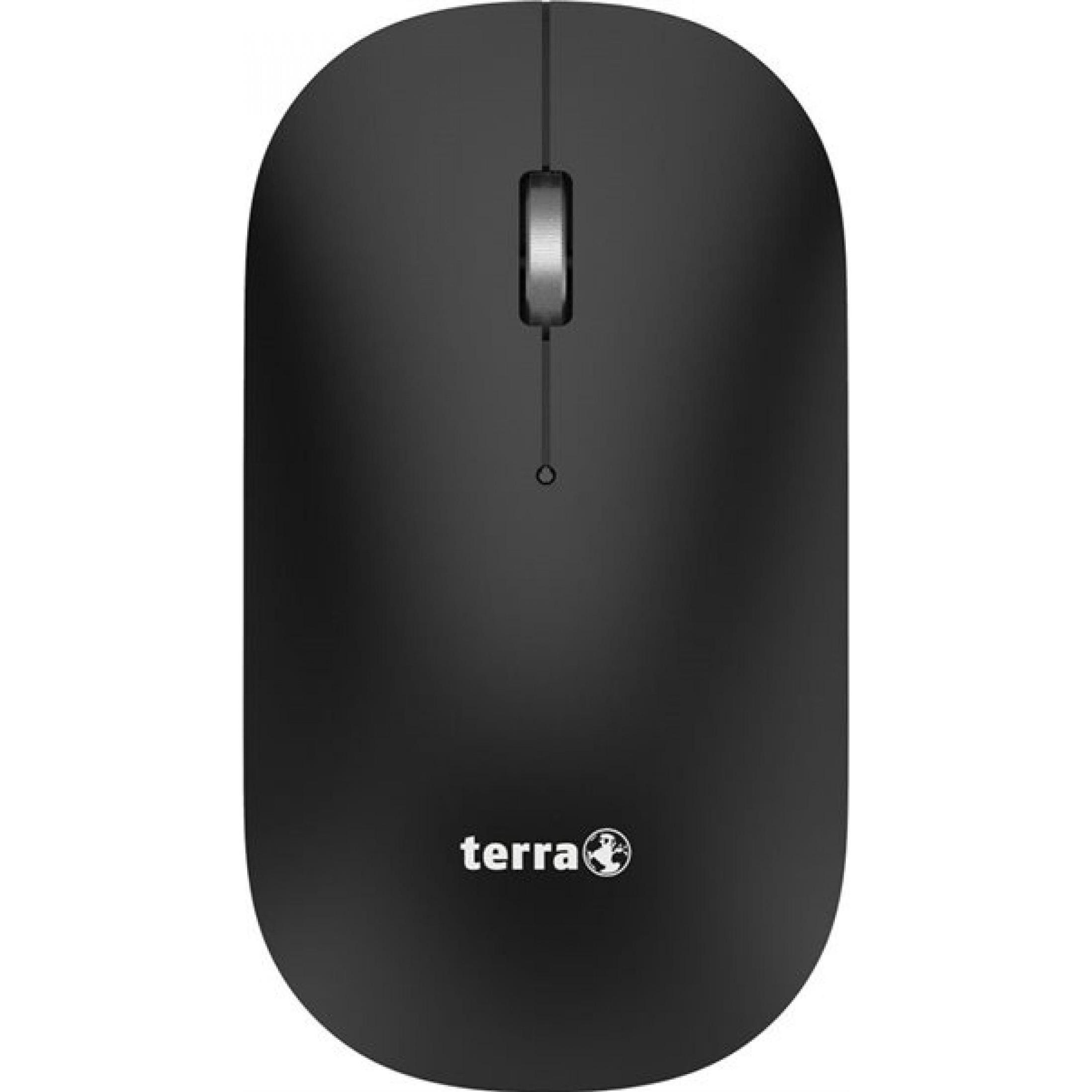 Terra Mouse NBM1000B USB black ( NBM1000B) (Kabellos), Maus, Schwarz