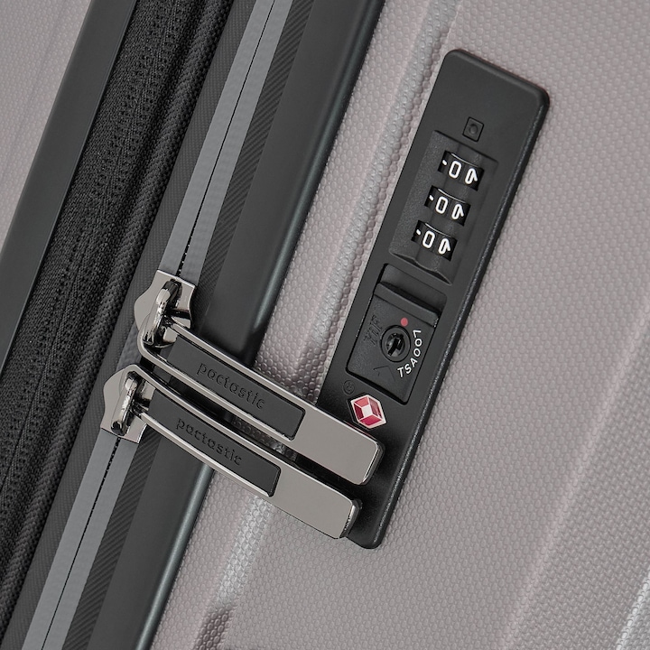 Actual product image Pactastic Collection 01 4-wheel suitcase set, 3 pieces, with stretch fold (221 l, XL (from 140l))