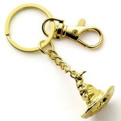 Actual product image Carat Harry Potter Official Gold Tone Sorting Hat Keyring