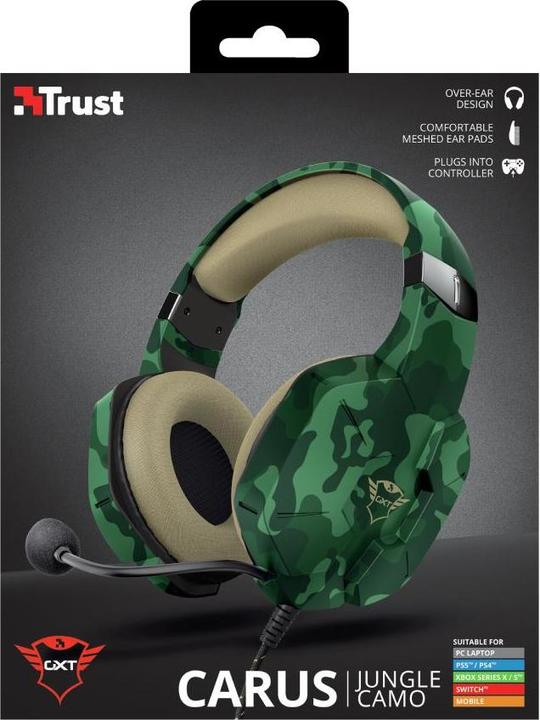 Produktbild Trust Headset GXT 323C Carus Camouflage (Kabelgebunden)