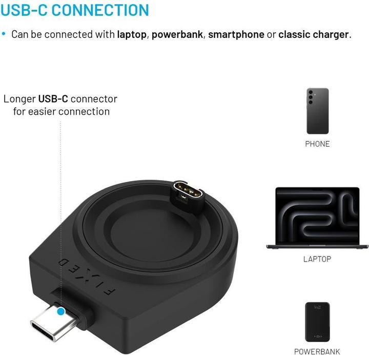 Immagine prodotto Fixed USB-C Garmin Ladeadapter