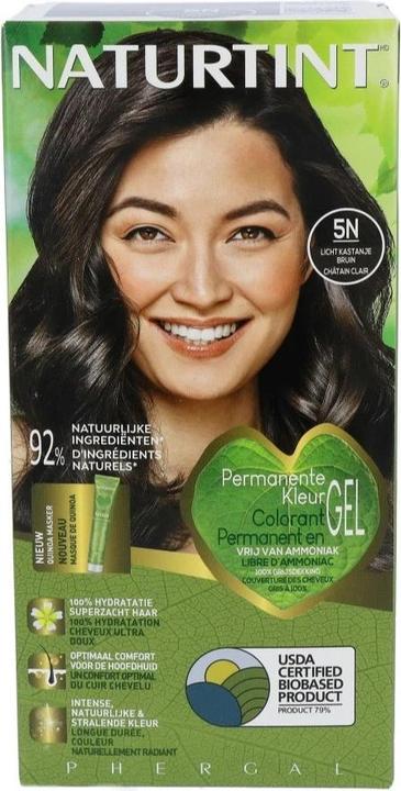 Produktbild Naturtint Permanentes Haarfarbegel 5N Kastanienbraun Hell ohne Ammoniak (5N Kastanienbraun Hell ohne Ammoniak)