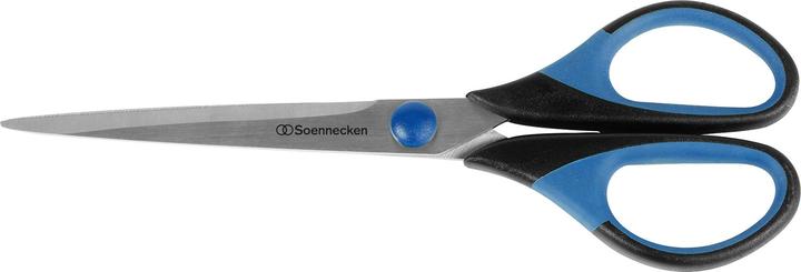 Produktbild Soennecken Universalschere Länge: 175 mm Farbe des Griffes: blau/schwarz (17.50 cm)